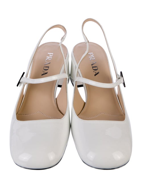 Prada Patent Leather Slingback Pumps