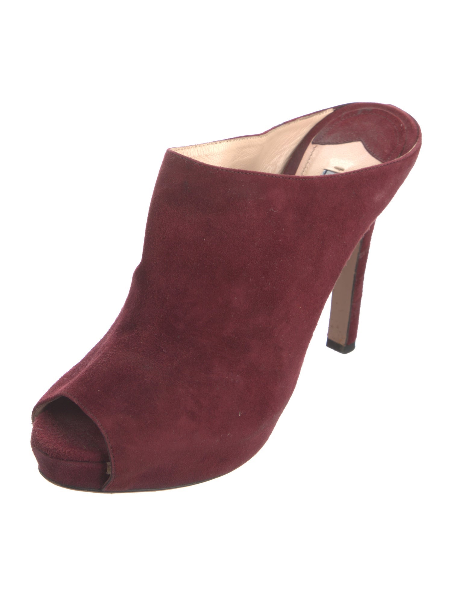 Prada Suede Mules
