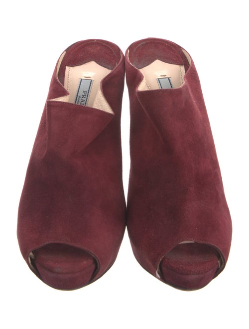 Prada Suede Mules