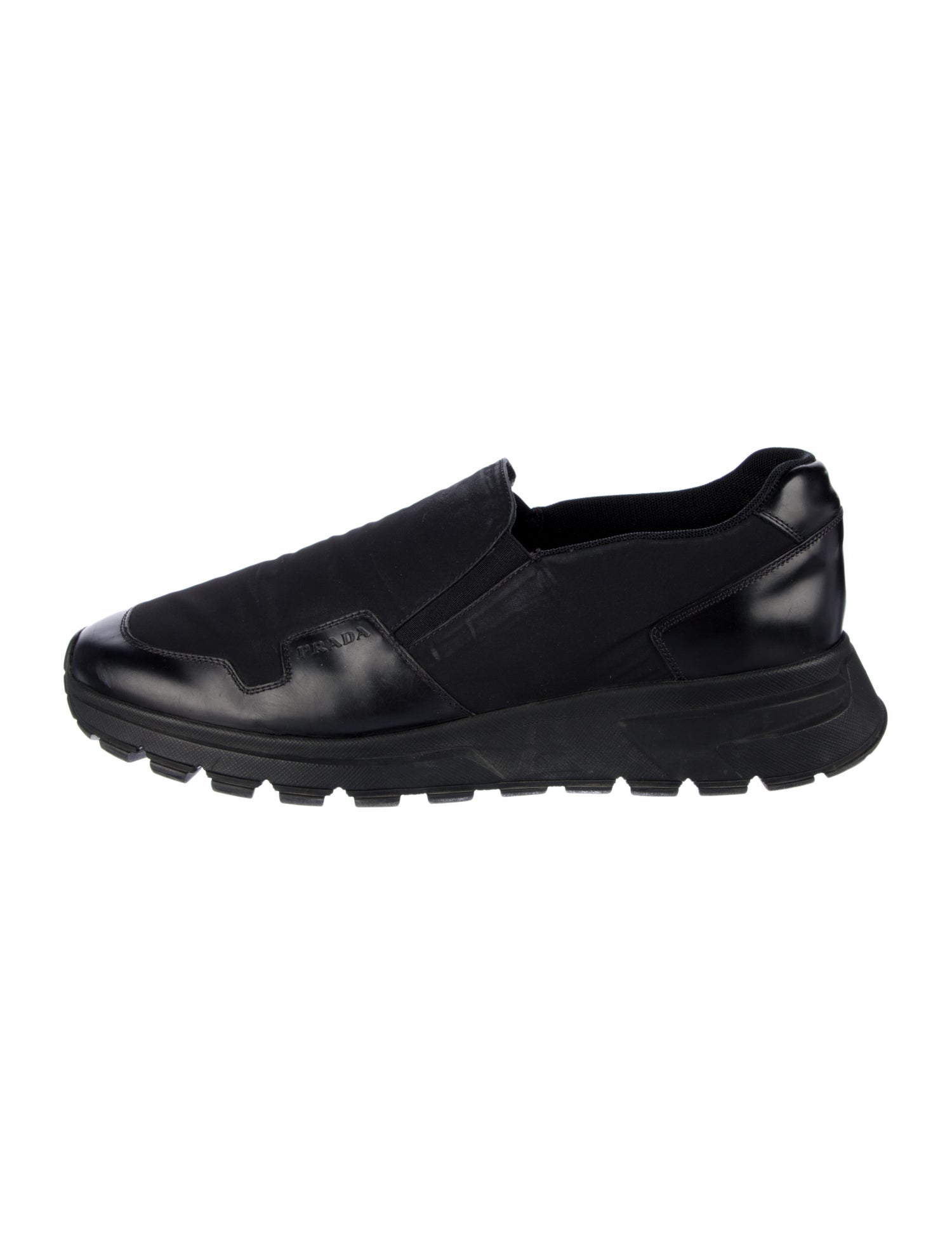Prada Nylon Dress Loafers