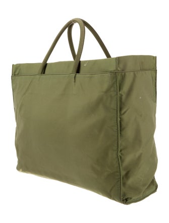 Prada Enameled Metal Triangle Briefcase