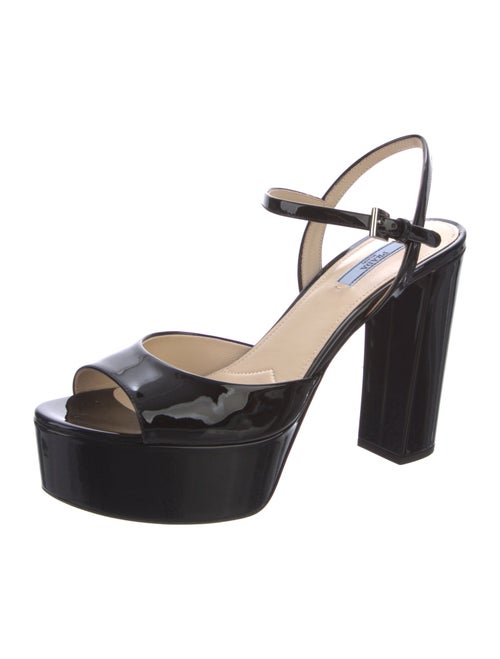 Prada Patent Leather Sandals