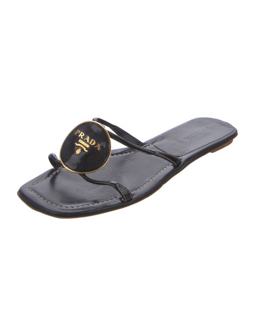Prada Leather Slides