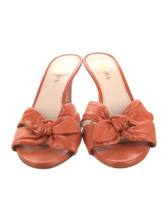 Prada Leather Slides