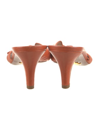 Prada Leather Slides