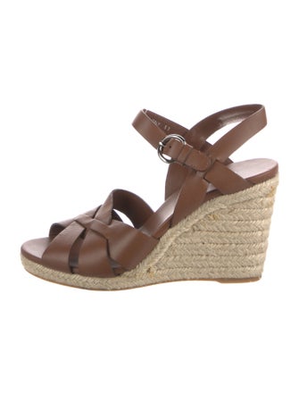 Prada Leather Espadrilles