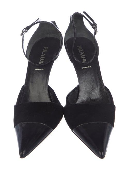 Prada Velvet D'Orsay Pumps