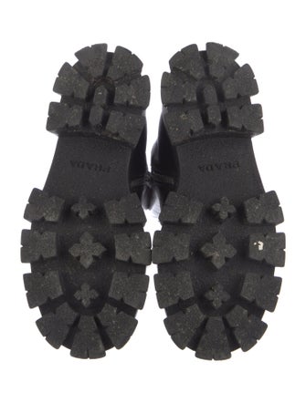 Prada Leather Combat Boots