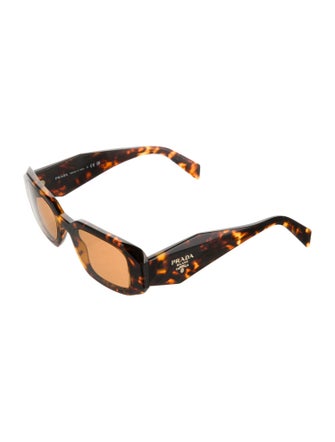 Prada Square Mirrored Sunglasses