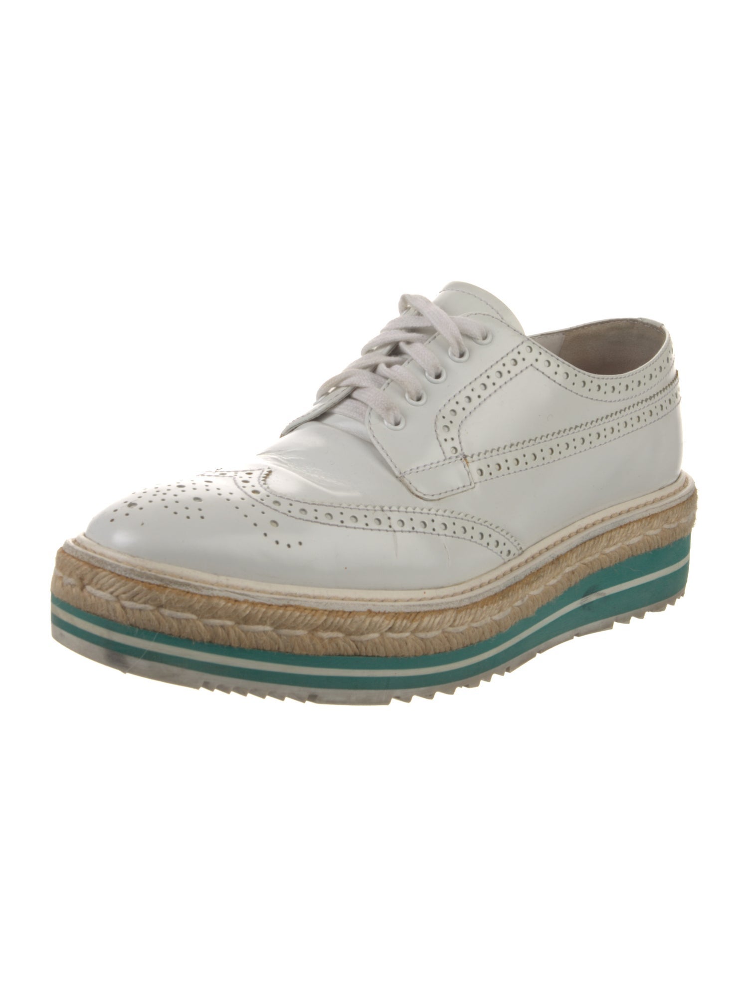 Prada Leather Oxfords