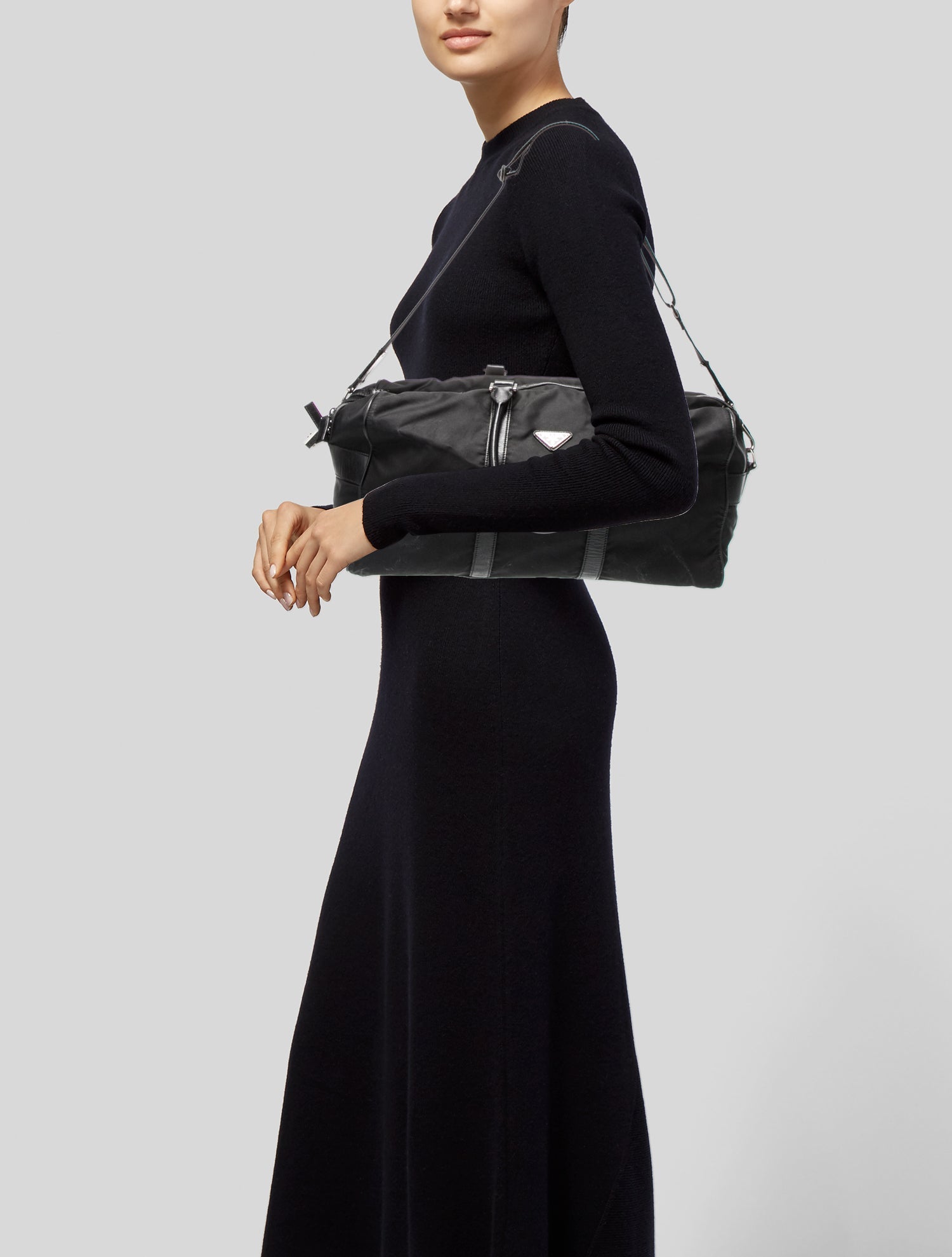 Prada Tessuto Nylon Weekender Bag