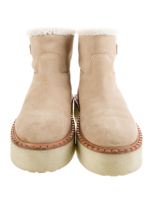 Prada Suede Lace-Up Boots