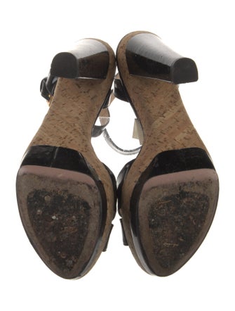 Prada Patent Leather Sandals
