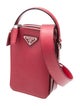 Prada Saffiano Lux Leather Saffiano Travel Brique Messenger Bag