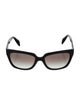 Prada Square Gradient Sunglasses
