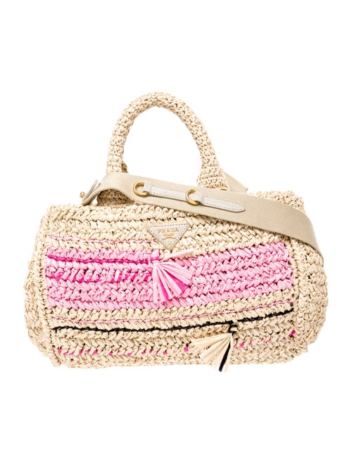 Prada Raffia Shoulder Bag