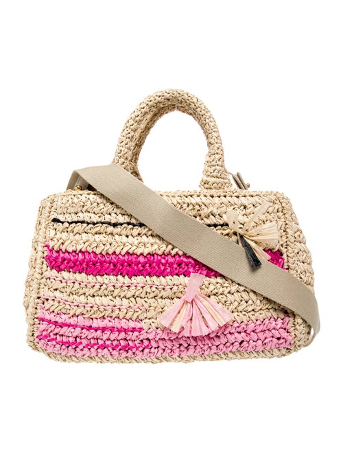 Prada Raffia Shoulder Bag