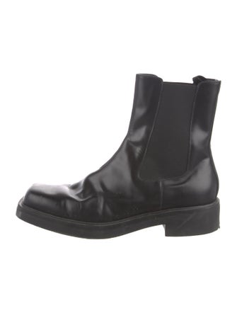 Prada Leather Chelsea Boots