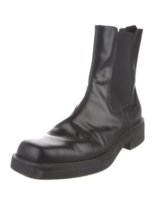 Prada Leather Chelsea Boots