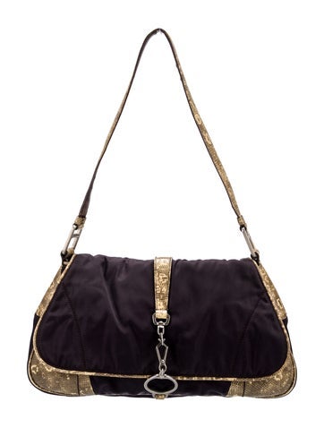 Prada Shoulder Bags Tessuto Nylon Bag Small Vintage