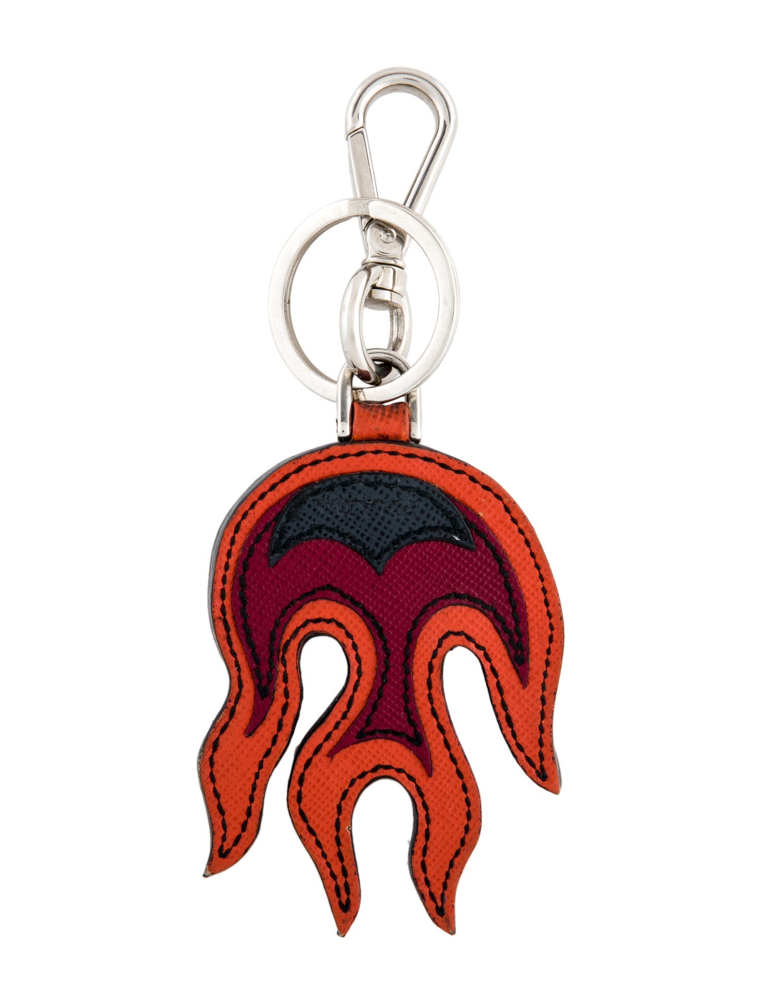 Prada Leather Keychain