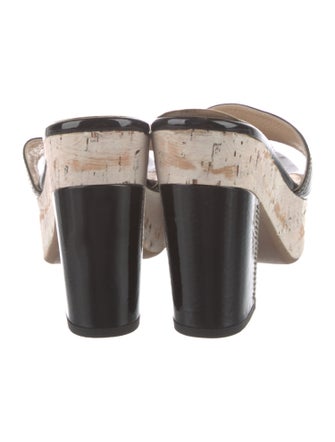 Prada Patent Leather Slides