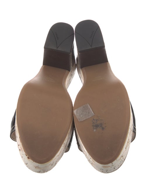 Prada Patent Leather Slides