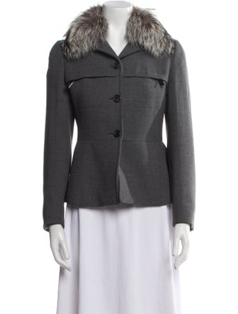 Prada Vintage 2000 Fur Jacket