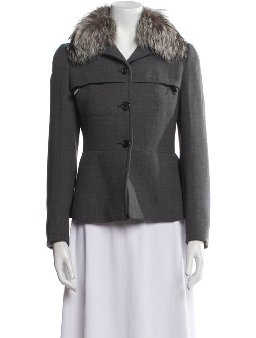 Prada Vintage 2000 Fur Jacket