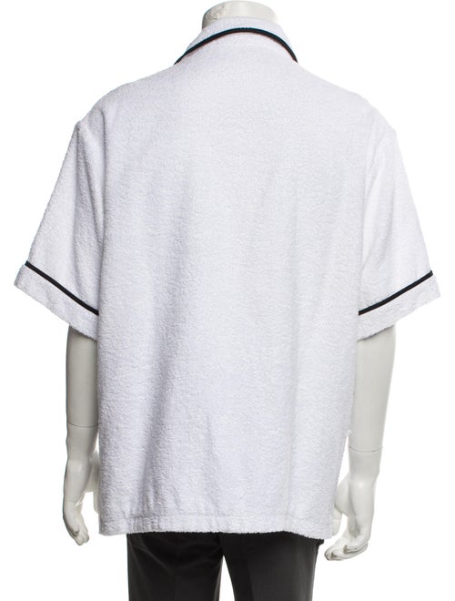 Prada 2021 Enameled Metal Triangle Shirt