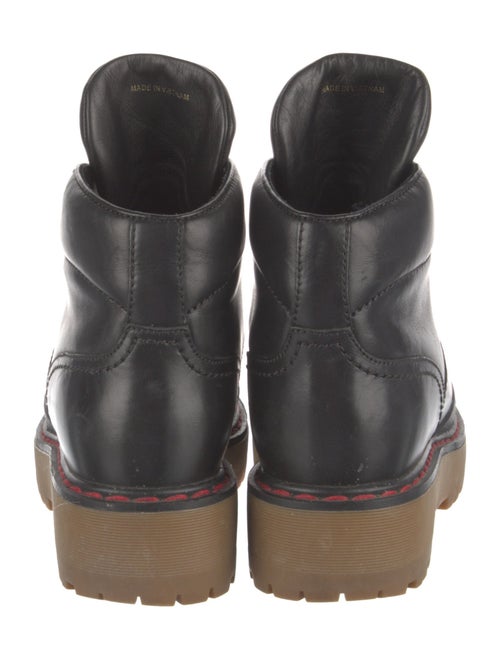Prada Sport Leather Combat Boots