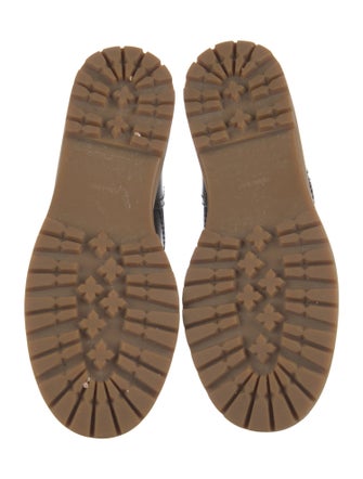 Prada Sport Leather Combat Boots