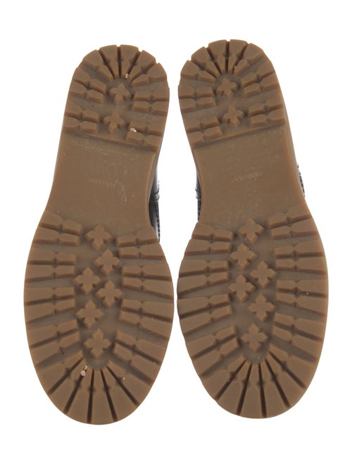 Prada Sport Leather Combat Boots