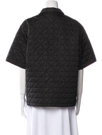 Prada 2022 Holiday Re-Nylon Button-Up Top