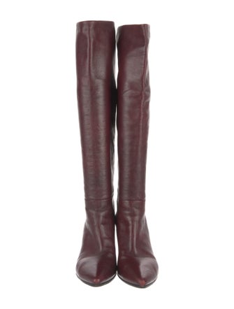 Prada Leather Riding Boots