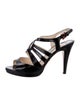 Prada Leather Slingback Sandals