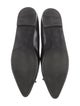 Prada Saffiano Leather Bow Accents Ballet Flats