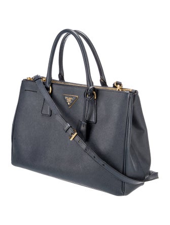Prada Saffiano Leather Galleria Double Zip Large