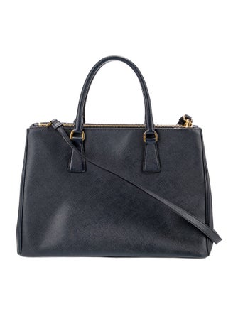 Prada Saffiano Leather Galleria Double Zip Large