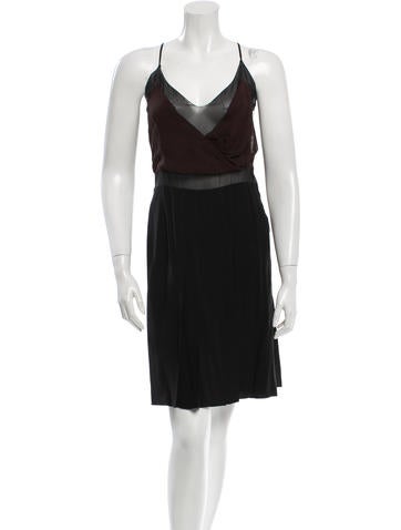 Prada Pleated Silk Dress