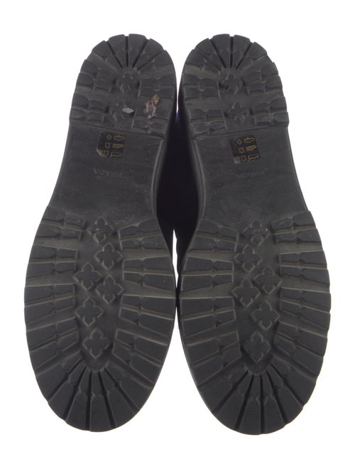 Prada Velvet Combat Boots