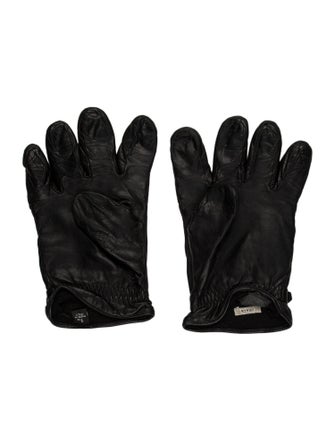 Prada Leather Winter Gloves