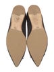 Prada Leather Bow Accents Ballet Flats