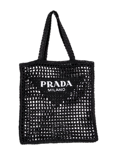 Prada Raffia Grass Tote Medium