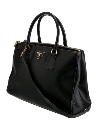 Prada Saffiano Lux Leather Galleria Double Zip