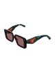 Prada Square Tinted Sunglasses