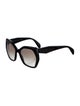 Prada Square Gradient Sunglasses
