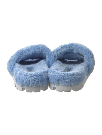 Prada Shearling Slides