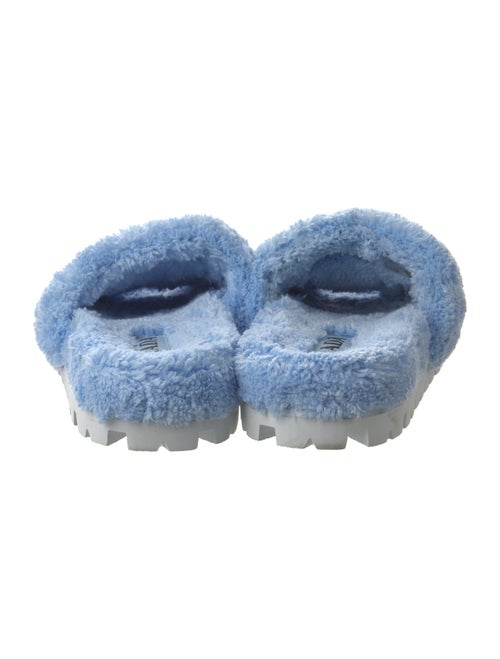 Prada Shearling Slides