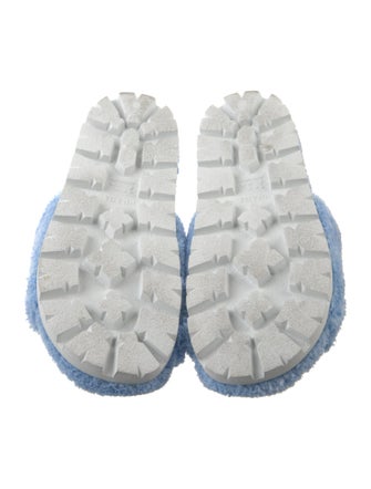 Prada Shearling Slides